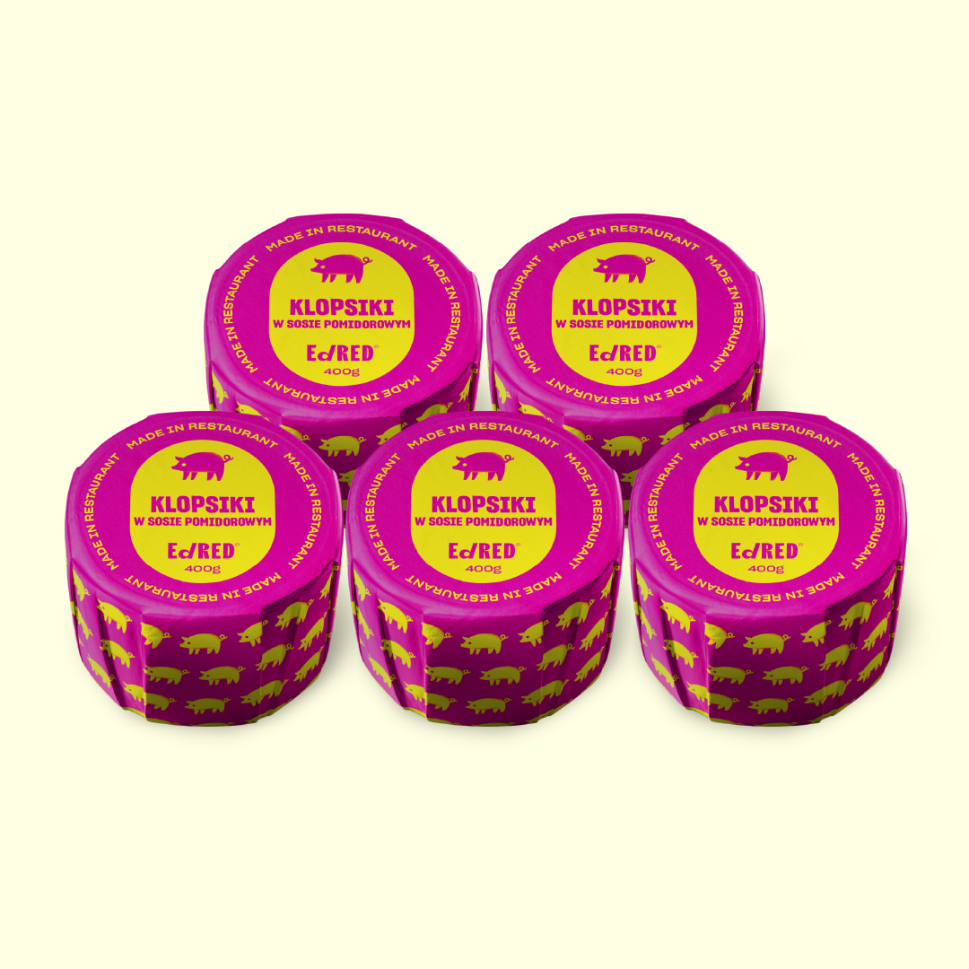 5X KLOPSIKI WIEPRZOWE W SOSIE POMIDOROWYM