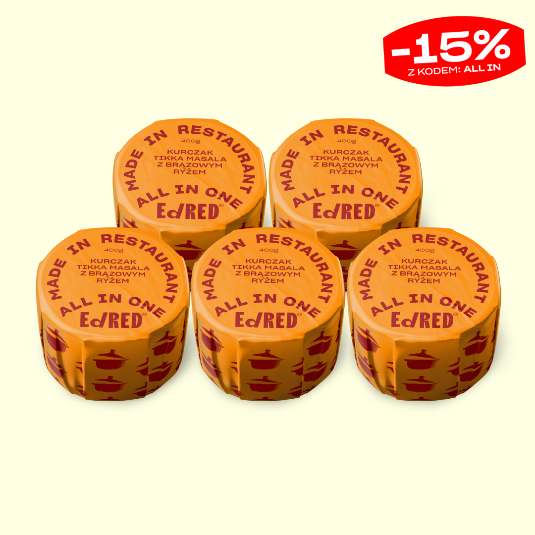 5 X KURCZAK TIKKA MASALA Z BRĄZOWYM RYŻEM