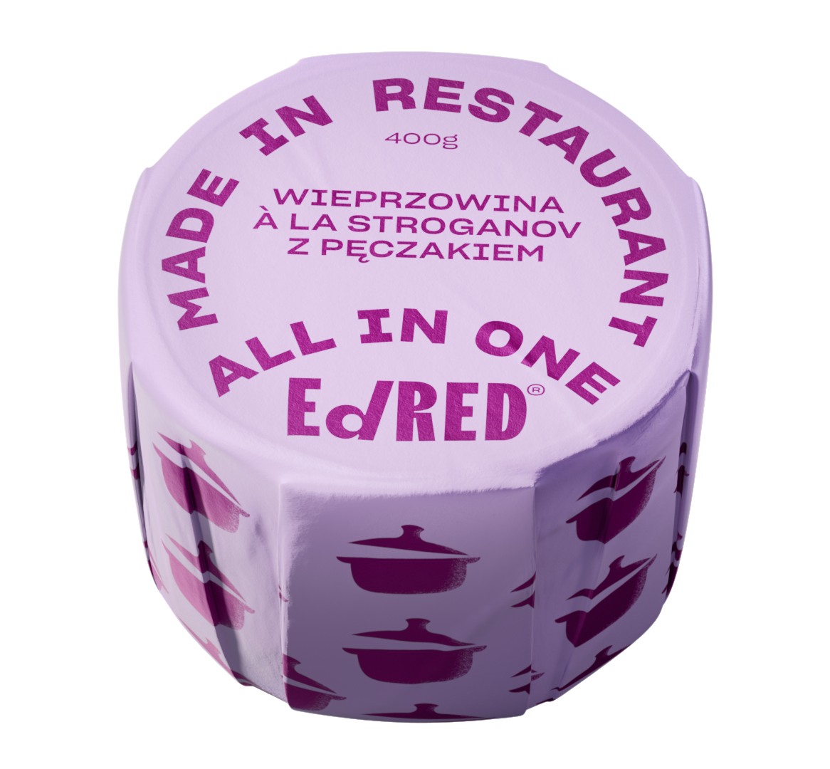 WIEPRZOWINA A LA STROGANOV Z KASZĄ PĘCZAK