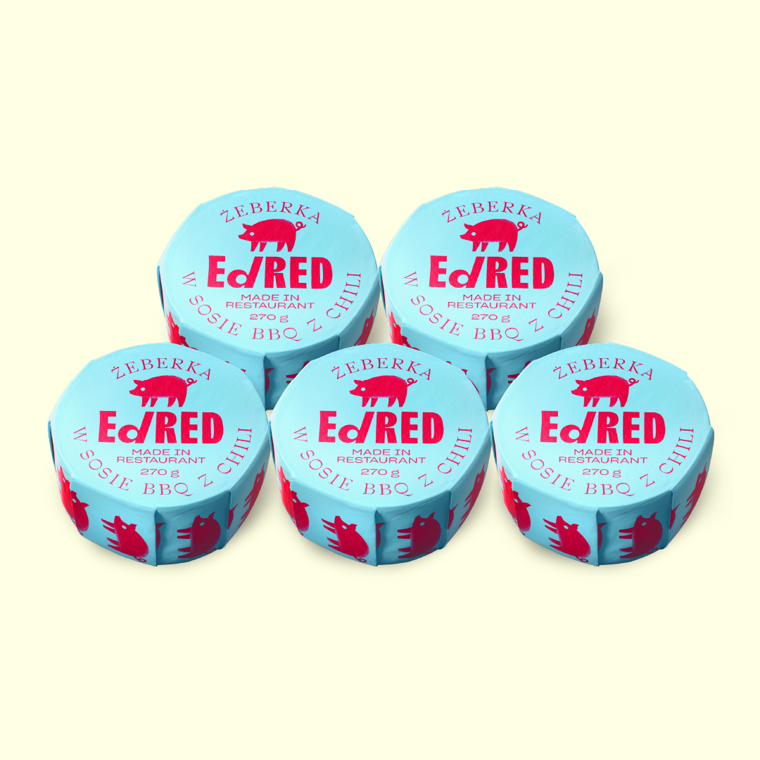 5X ŻEBERKA W SOSIE BBQ Z CHILI