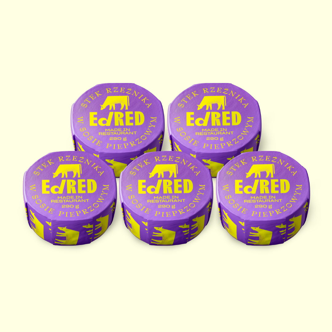 5X STEK RZEŹNIKA W SOSIE PIEPRZOWYM