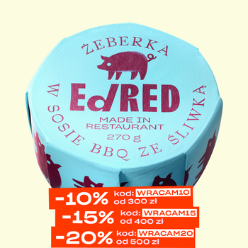Żeberka w sosie BBQ ze śliwką