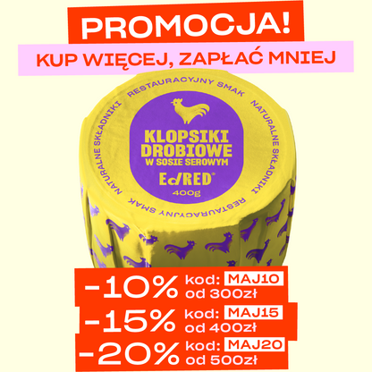 KLOPSIKI DROBIOWE W SOSIE SEROWYM