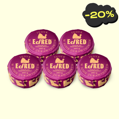 5X INDYK W SOSIE ŻURAWINOWYM