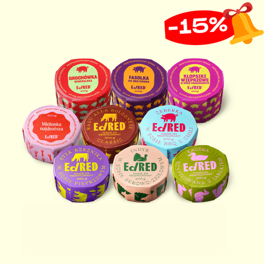 BESTSELLER - zestaw 9 puszek Eda