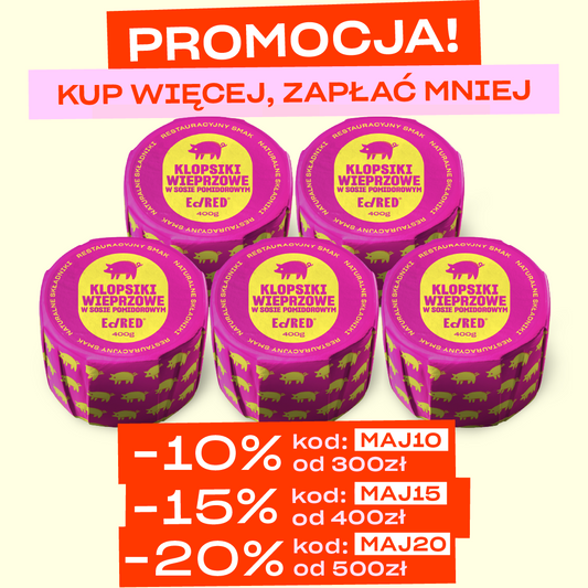 5X KLOPSIKI WIEPRZOWE W SOSIE POMIDOROWYM